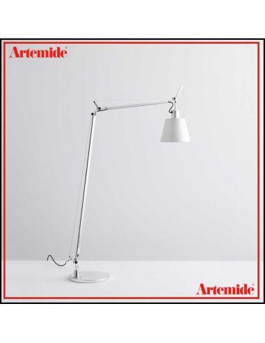 Tolomeo Basculante Reading Terra Alluminio Con Diffusore Raso Da 180Mm