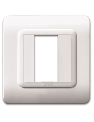 Placca Tecn.44 Bianco Ral9010    1M