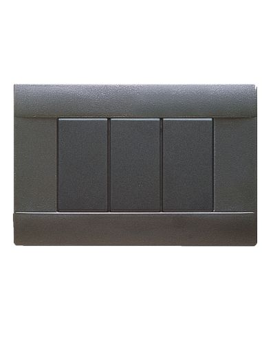 Placca Ral45 Tecnop.3M.Grigio Noir