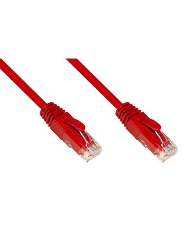 Cavo Rete Link Cat. 6A Non Schermato Utp Awg24 Colore Rosso Halogenfree 1,5Mt