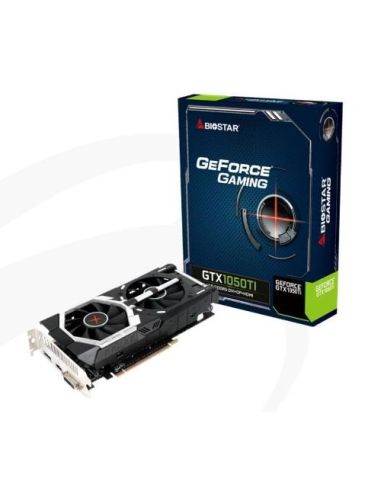 Svga Biostar Nvidia  Gtx1050ti-4Gb Atx 4Gb Gddr5 128Bit Dual Fan DviHdmiDp Pci-E 3.0