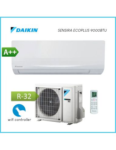 Condizionatore Daikin Sensira Ecoplus 9000Btu Gas R32 Classe A