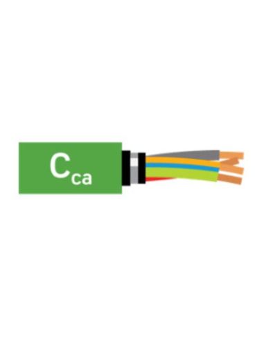 Cat 6 24 Awg U/Utp 4 Pair Lshf/Lszh Cablegreen - Euroclass Cca