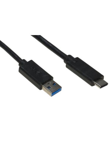 Cavo Usb 3.0 A Maschio - Usb-C Per Ricarica E Scambio Dati In Rame Mt 1,80