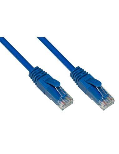 Cavo Rete Link Categoria 6A Non Schermato Utp Awg24 Colore Blu Halogenfree Mt 2