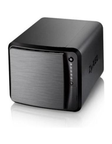 Nas Zyxel Nsa-542 No Dischi Supporta 4Hd Sata,Dual Core,2P Lan Gigabit,3P Usb 3.0,  Lettore Sd Card, Raid 0/1 E Jbod Fino A24tb