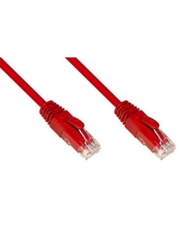 Cavo Rete Link Categoria 6A Non Schermato Utp Awg24 Colore Rosso Halogenfree Mt 3