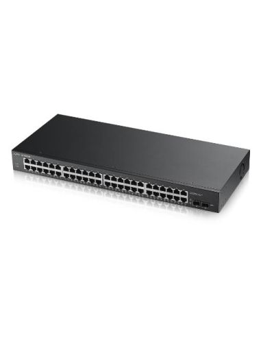 Switch Zyxel Gs-1900-48 48P Lan Gigabit  2 Porte Sfp Gigabit, Supporto Ipv6, Vlan, Web Managed Rack