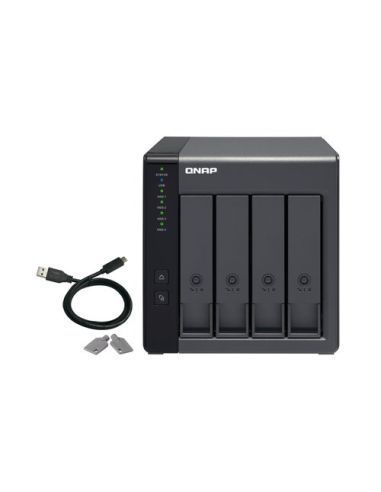 Nas Tower Qnap Tr-004 X4hdd  Expansion Unit For Qnap Nas - Usb 3.0 Type-C Hardware Raid External Enclosure