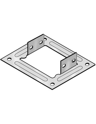 P31-Flangia Attacco A Quadro 100X75z