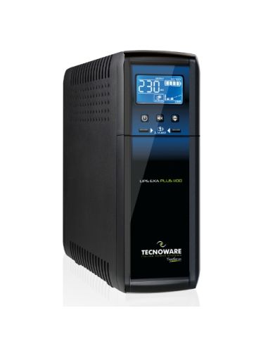 Ups Tecnoware Exa-Plus 1100 Iec Together On-1100Va/770W2Usb X Charger 2.1A Lcd SinusoidaleAvrProt.Rj45/11Usb Xsw