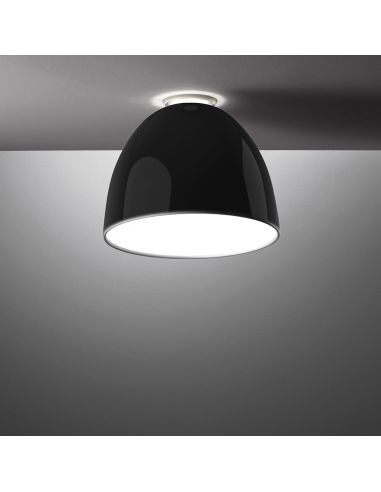 Artemide Nur Mini Gloss Plafoniera Alo 150W Nero