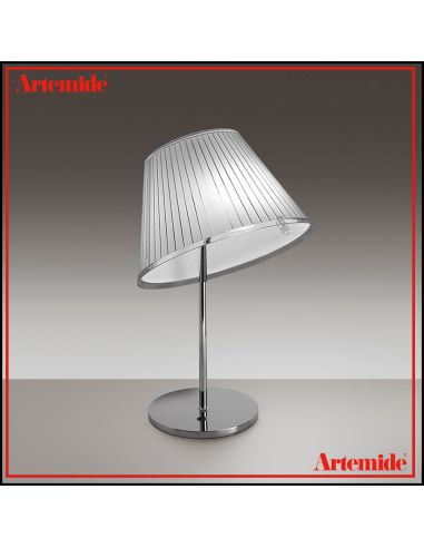 Artemide Choose Lampada Da Tavolo Cromo Rivestimento Bianco