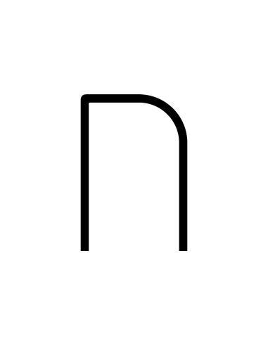 Artemide Alphabet Of Light Lampada Da Parete 'N' Uppercase