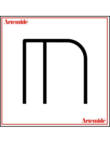 Artemide Alphabet Of Light Lampada Da Parete 'M' Uppercase E Solo Supporto