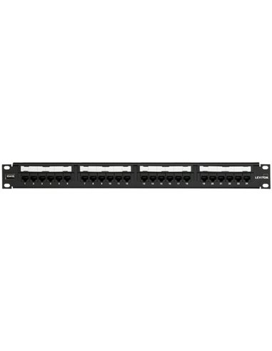 24-Port 1U Cat 6 Utp 110-Style Patch Panel With Earthing And Cmc