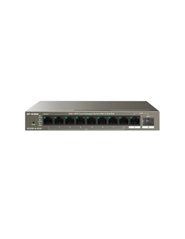 Switch Poe Ip-Com G2210p-8-102W - 9  Porte Ethernet 10/100/1000 Base-T (8 Porte Poe), 1  Porta Sfp Base-X 100/1000
