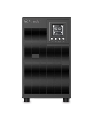 Ups Atlantis A03-Op3002xln Server Online Pro 3000Va (2100W) Tower 6 Batterie Usb/Epo/Rs232 4Xiec Lcd