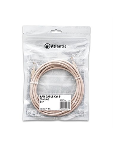 Atlantis Cavo Di Rete Cat 6: Cavo Di Rete Ftp (Patch Cord) Categoria Cat-6 Lunghezza 3M P019-Ln_6-F-3A