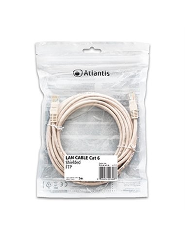 Atlantis Cavo Di Rete Cat 6: Cavo Di Rete Ftp (Patch Cord) Categoria Cat-6 Lunghezza 5M P019-Ln_6-F-5A