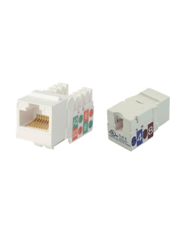 Modulo Connettore Keystone Rj45 Femmina Categoria 6.