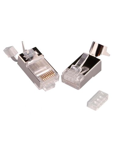 Connettore Rj45 Cat6 Per Aggraffatura. Compatibile Con Cavo Ftp.